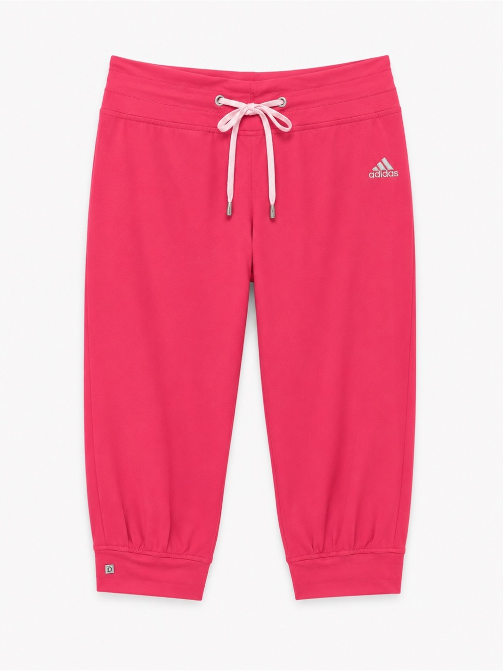 NWT Adidas Pink Athletic Capris Track Pants Girls XL Leggings